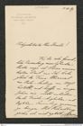 Nachlass Franz Steindachner, Brief von Spiridon Brusina an Franz Steindachner (05.10.1879), Inv.Nr. 61.01, Seite 1